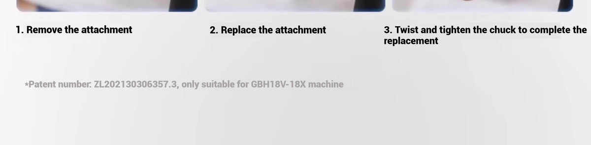 ‌ Bosch GBH 18V-18 GBH 18V-18 X Trapano Tassellatore Rotativo Leggero Brushless a Batteria 2-in-1 per Calcestruzzo