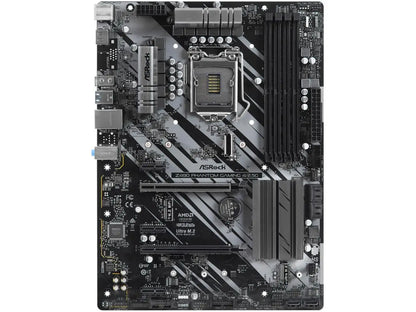 Scheda madre ASRock Z490 PHANTOM GAMING 4/2.5G, chipset Intel Z490, socket LGA 1200, supporto DDR4 fino a 128 GB, SSD M.2 NVMe, compatibile con CPU 10900F, 10105, 10300, G6400.