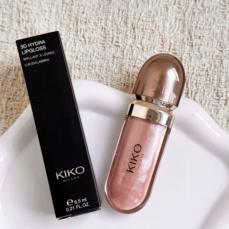 KIKO Unlimited Blush, fard in polvere monocromatico, e Unlimited Double Touch, lucidalabbra in edizione limitata, lucidalabbra 3D Hydra, 25 colori.