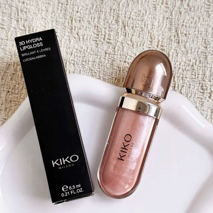 KIKO Unlimited Blush, fard in polvere monocromatico, e Unlimited Double Touch, lucidalabbra in edizione limitata, lucidalabbra 3D Hydra, 25 colori.