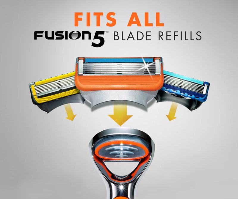 Gillette Lama di rasoio Fusion 5 Lame da barba Rasoio da barba di marca Lame di rasoio Lame da barba per rasoio da barba 8 pezzi