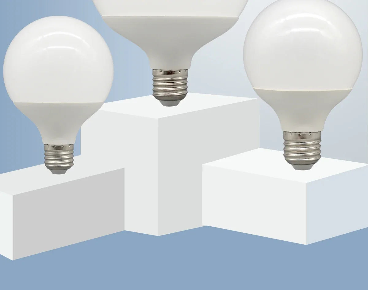 Confezione da 2 lampadine LED a globo con base E27 G80 G95 G125 10W 12W 18W 40 Watt Lampadine LED Edison equivalenti, bianco caldo 3000K 6000K Latte
