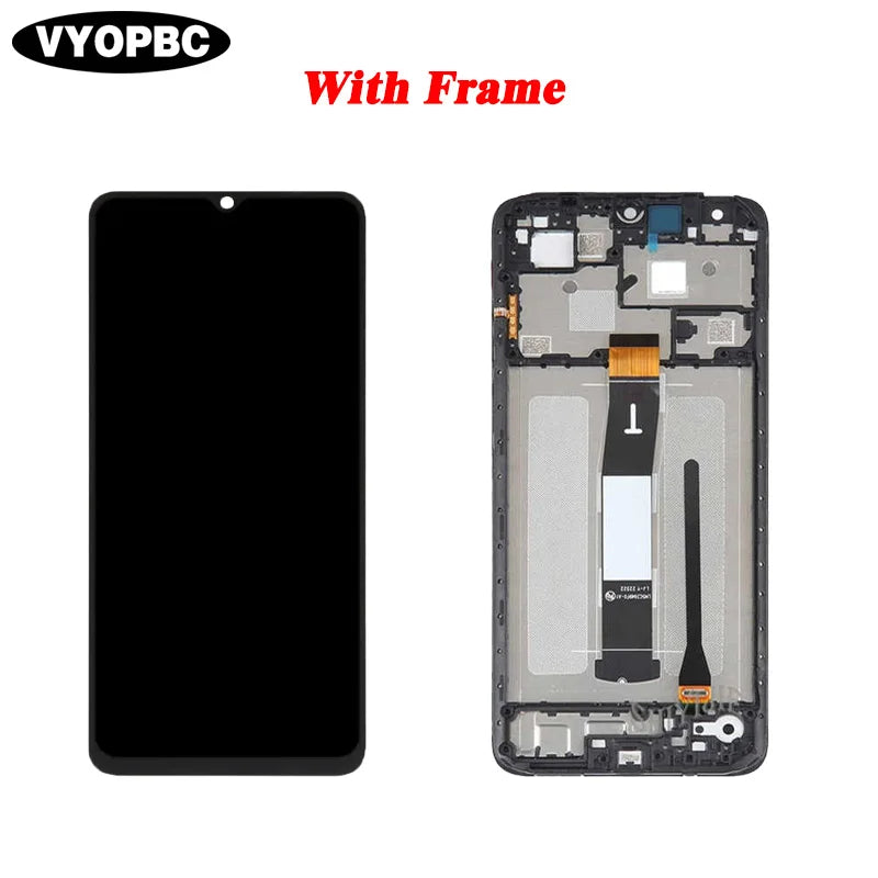 Display LCD originale per XIAOMI Redmi 12C Touch Screen con pannello telaio Digitizer 22120RN86G 22120RN86I 22126RN91Y 2212ARNC4L