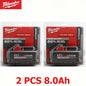 Batteria agli ioni di litio Milwaukee M18 18V 6.0Ah 12.0Ah ad alta potenza, 100% originale, per utensili elettrici a batteria 48-11-1850 48-11-1815