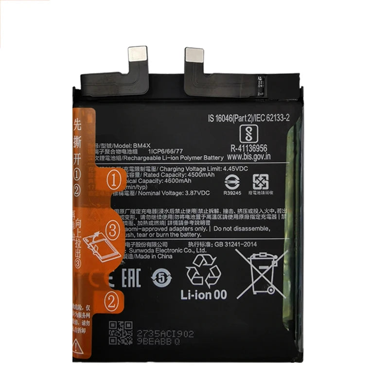 Batteria BM58 originale al 100% per Xiaomi Mi 8 9 10 11 11i 11T Ultra SE Lite Mi A3 CC9 CC9e Poco F3 Redmi K40 Pro Mix 4 batterie 5G