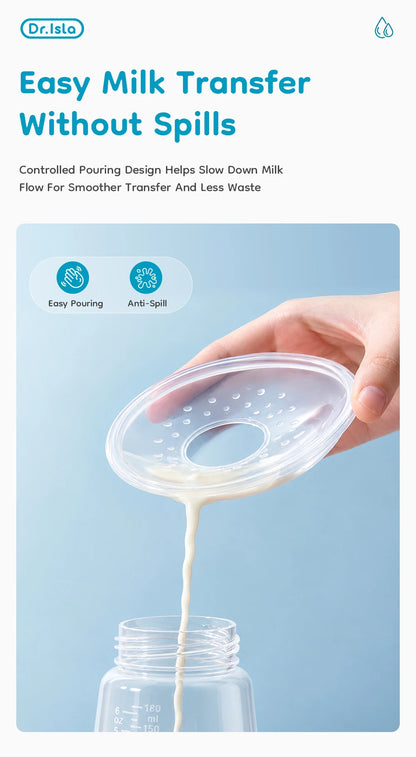 MAMIJOY Raccoglitore di Latte Materno 2 Pezzi 26mm in Silicone Ultra-Sottile Senza BPA, Coppette per Allattamento Indossabili, Salvagoccia per Latte Materno a Prova di Perdite per Mamme
