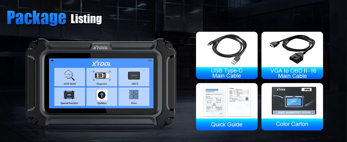 XTOOL InPlus IP500 per BMW, Aggiornamento Gratuito a Vita, Scanner Diagnostico Auto IP500, Test Attivo ECU, Scanner OBD2 per Tutti i Sistemi BMW, Mini, Rolls Royce, Strumenti Diagnostici Auto, 23+ Servizi, Lettore di Codici