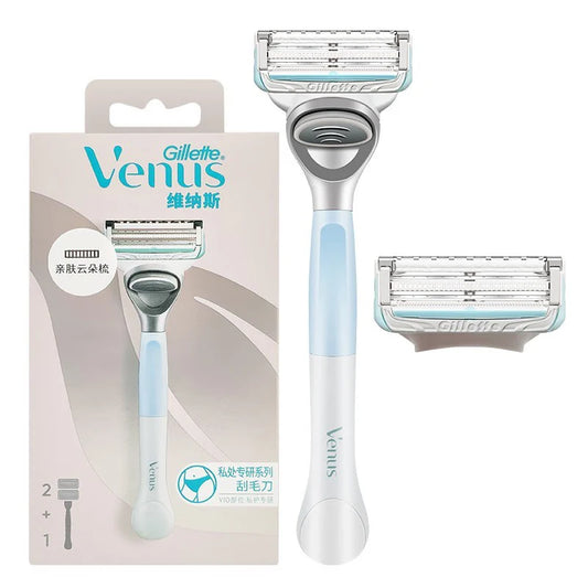 Gillette Venus Rasoio per toelettatura intima per donne Peli e pelle pubbliche con depilazione con barra di irritazione brevettata