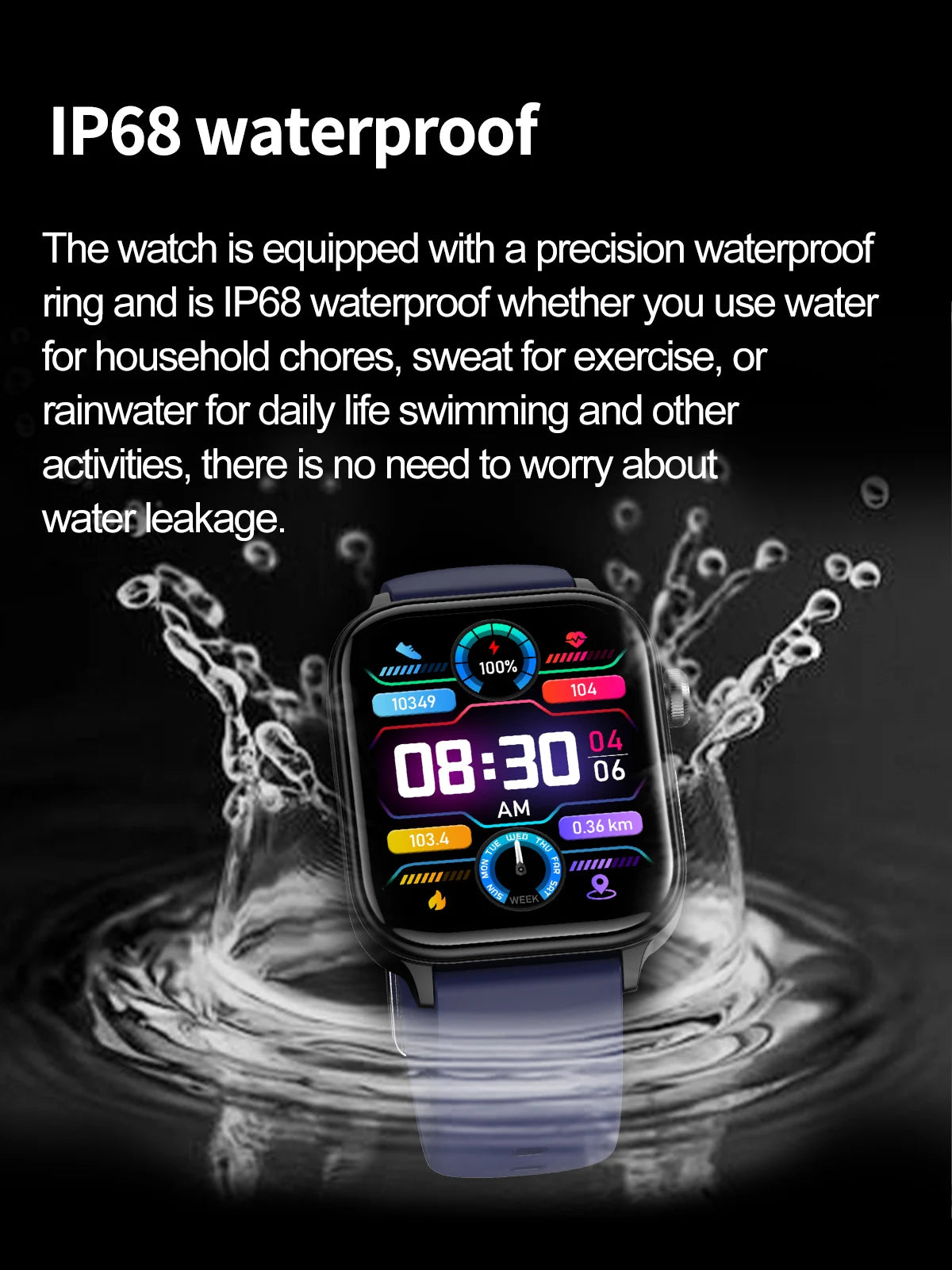 2025 Nuovo AI Diagnosi Lipidi nel sangue Acido urico Test di composizione corporea Smart Watch per uomo ECG + PPG Chiamata Bluetooth Salute Smartwatch