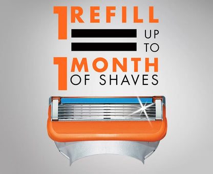 Gillette Lama di rasoio Fusion 5 Lame da barba Rasoio da barba di marca Lame di rasoio Lame da barba per rasoio da barba 8 pezzi