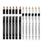 1/12 pezzi Eyeliner Bianco per Trucco Occhi, Lunga Durata, Facile da Applicare, Illuminante per Occhi, Impermeabile, Matite Eyeliner alla Moda, Strumenti per il Trucco degli Occhi