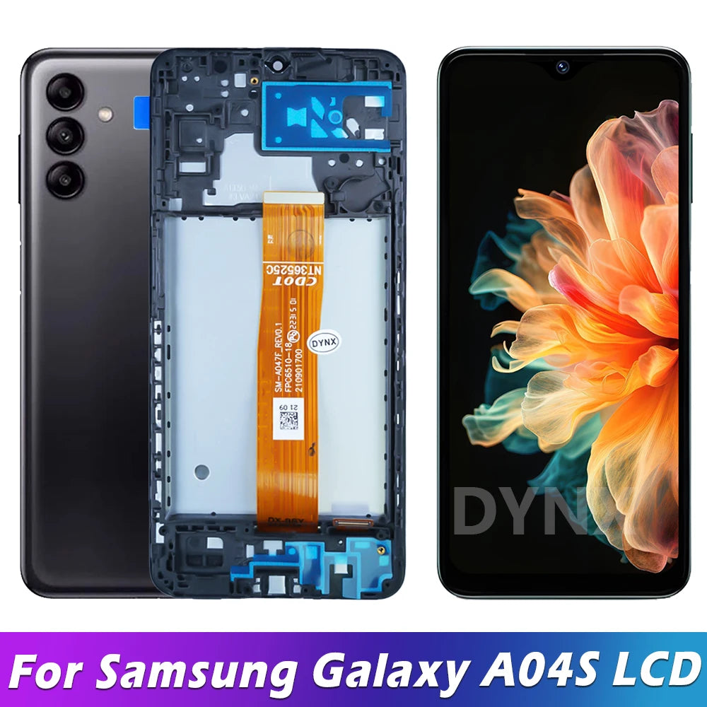 6.5 ''Per Samsung Galaxy A04S Display LCD Touch Screen Digitizer Per Samsung A047F, A047F/DS, display LCD Con Sostituzione del Telaio