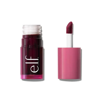 Balsamo labbra alla frutta Elf, nuovo, balsamo labbra e guance a doppio uso, fard liquido in polvere, fondotinta liquido satinato e primer verde e rosa, cosmetici