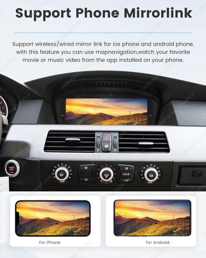 MEKEDE 8.8/9.3" Linux QLED 1920x720 HD Touchscreen Compatibile OEM Wireless CarPlay Android Auto Mirroring WiFi BT Aggiornamento OTA Per BMW E60 E61 E63 E64 E90 E91 E92 E93
