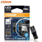 OSRAM LED T10 6000K W5W 194 LEDriving SL Advance 6000K Bianco Lampadine da lettura per auto Lampade per porte Luce interna 12V 1.5W 2980CW, Coppia