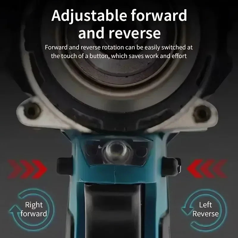 Trapano avvitatore a batteria Makita DDF487 18V LXT, compatto, leggero, con elevata coppia, 20 impostazioni di coppia, luce LED e cambio a 2 velocità.