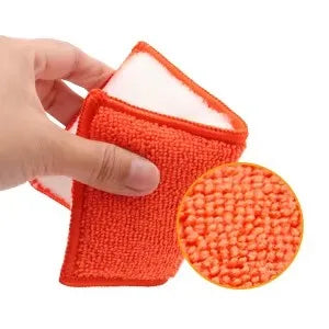 SPTA 1PC Tampone applicatore di cera per dettagli in spugna in microfibra per la ceretta in schiuma per la pulizia degli interni auto
