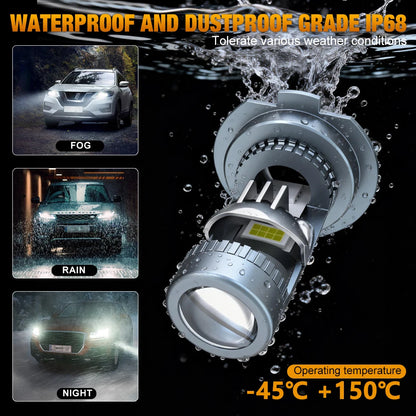 Fari a LED XSTORM H7 con Lente Proiettore 80W 30000LM Lampadine Auto 9005 9006 H11 LED Canbus Lampade per Auto e Moto Plug & Play