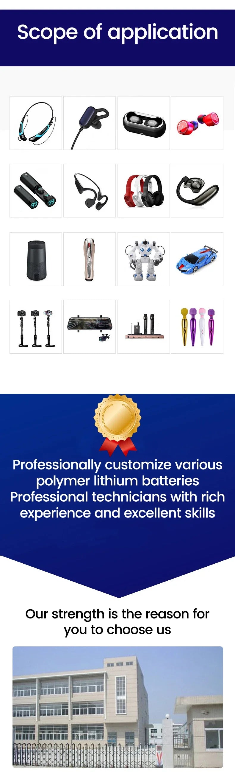 Batteria al litio 3,7 V 102540, 1100 mAh, batterie polimeriche + scheda di protezione PCB per localizzatore GPS, dispositivi MP3/MP4, batteria ricaricabile.