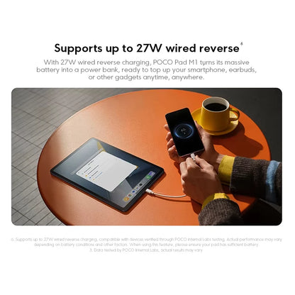 POCO Pad M1 Versione Globale, Display Cristallino 12.1" 2.5K 120Hz, Snapdragon 7s Gen 4 Octa-core, Batteria 12000mAh, Tablet