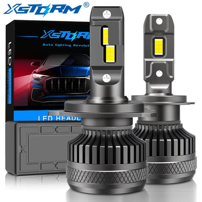 XSTORM H1 H4 H7 Faro principale Canbus 9005 HB3 9006 HB4 9012 H8 H11 Lampadina LED 140W 30000LM 6500K Faro Kit lampada automatica