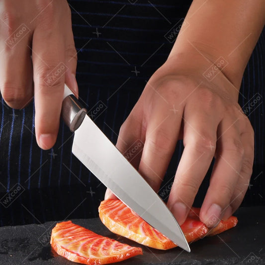 WXCOO Coltello da Sbucciatura da 5 Pollici, Utensile da Cucina per Frutta e Verdura, Coltello Multiuso in Acciaio Inossidabile per Frutta e Cucina