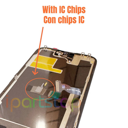 Schermo OLED LCD di ricambio iParts per iPhone 14 Plus Pro Max, supporto 120Hz, IC rimovibile, parti 3D Touch DD