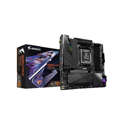 GIGABYTE B650M AORUS PRO AX Nuova Scheda Madre Micro-ATX AMD B650 DDR5 6600(OC) MHz M.2 USB3.2 192G Wi-Fi 6E Socket AM5