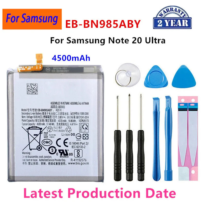 Batteria nuovissima per Samsung Galaxy S21/S21 Ultra/S21Plus/S20 FE/A41/A51 5G/A70/Note 20/ Nota 20 Ultra/A02S
