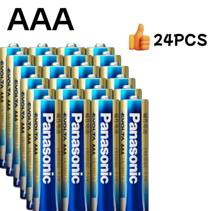 Batterie alcaline Panasonic 1,5 V AA AAA per serrature intelligenti, LR6 LR03, da 4 a 40 pezzi, durata 10 anni, antigoccia, alta durata