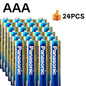 Batterie alcaline Panasonic 1,5 V AA AAA per serrature intelligenti, LR6 LR03, da 4 a 40 pezzi, durata 10 anni, antigoccia, alta durata