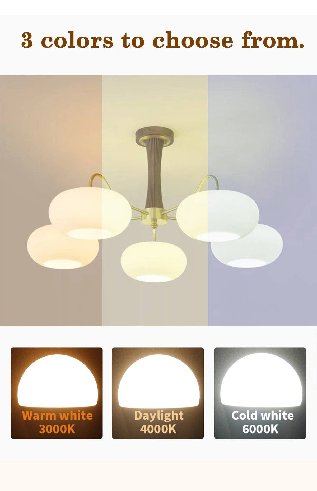 20 Lampadine LED E27 AC 220V 8W 9W 10W 12W 15W 18W 24W Luce Calda e Fredda 3000K 4000K 6000K per Illuminazione Domestica