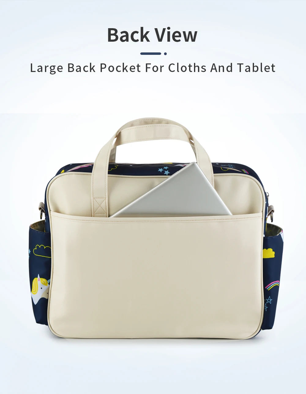 Borsa per pannolini impermeabile di nuovo stile borsa da viaggio Messenger di grande capacità borse multifunzionali per passeggino madre maternità