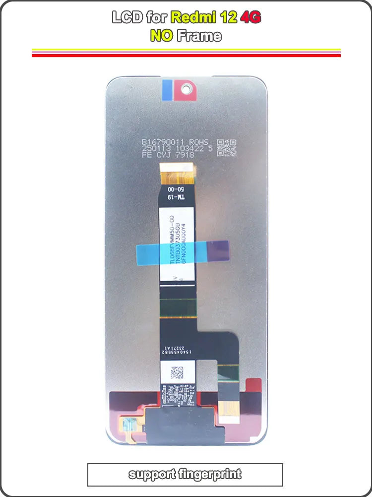Display LCD da 6,79 pollici per Redmi 12 4G, gruppo di ricambio digitalizzatore touchscreen per Redmi 12 4G 23053RN02A 23053RN02Y