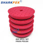 Sharkfox Disco Lucidante per Auto 5/6 Pollici, Tamponi Lucidanti Autoadesivi, Tampone Lucidante in Schiuma Tedesca per Lucidatura e Ceratura per DA/RO