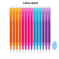 0.7mm Penna Cancellabile Magica Presse Penna Gel Set 8 Colori Cancellabile Asta di Ricarica Inchiostro Gel Cancelleria Penne Retrattili Maniglia Lavabile Asta
