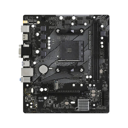 ASrock Nuovo B550M-HVS SE Schede madri DDR4 AMD B550 a doppio canale Socket AM4 Processadores 5500/5600/5600G PCI-E 4.0 16X SATA3.0