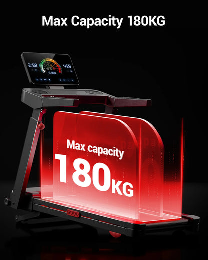Tapis roulant pieghevole LONTEK L10 con inclinazione automatica del 20% e sensori di pulsazioni, 14 km/h. Questo tapis roulant compatto e pieghevole presenta un'inclinazione automatica del 20%, un motore silenzioso da 3,5 HP