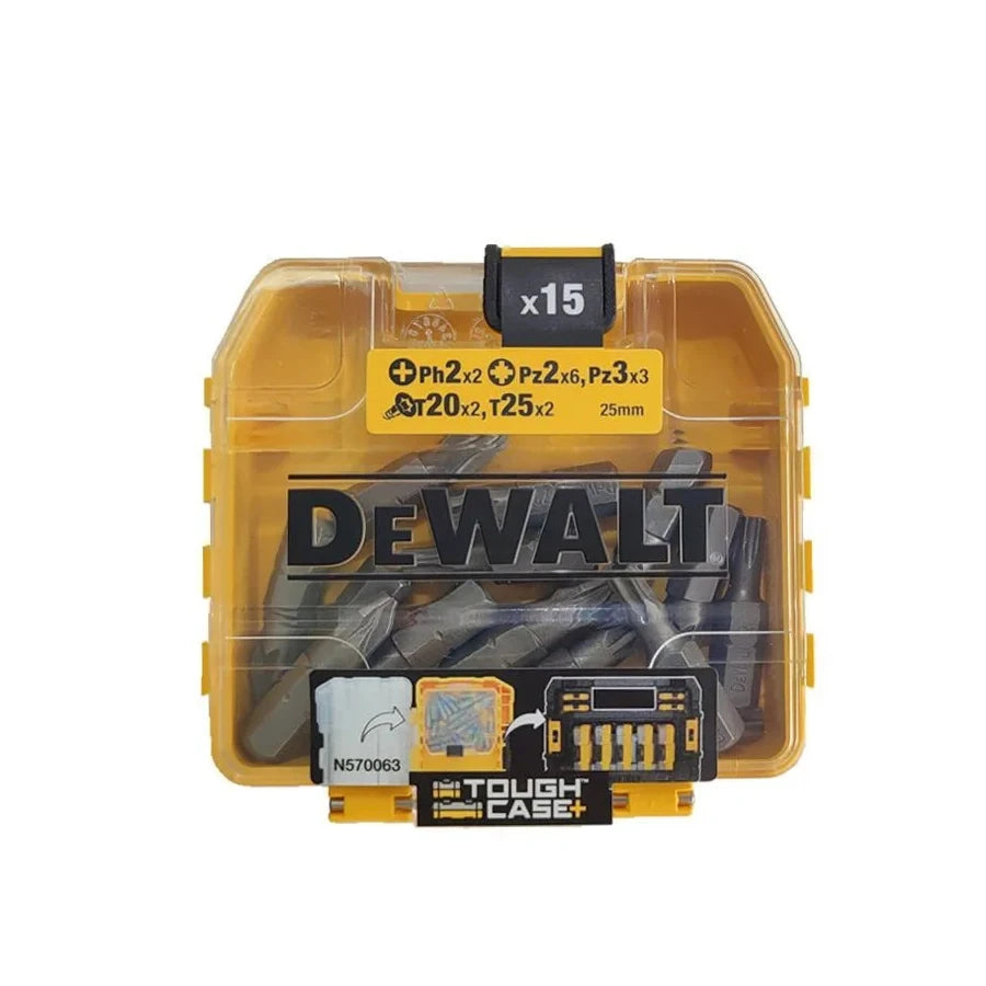 Dewalt 16 punte per cacciavite e inserti porta magneti telescopici Ph2 x PZ2, PZ3 x 6, 2 x 3, T20 x 2, T25 x 2, DT71511-QZ