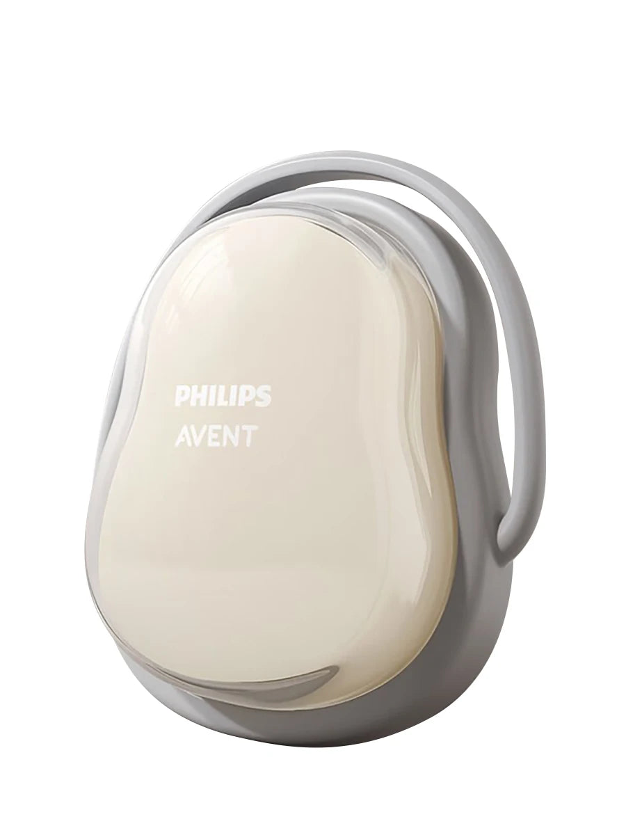 Philips Avent Spazzola per il lavaggio e il massaggio del bambino, doppia funzione, colore grigio nebbia, spazzola da bagno in morbido silicone per bambini da 0 a 12 anni