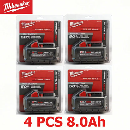 Batteria agli ioni di litio Milwaukee M18 18V 6.0Ah 12.0Ah ad alta potenza, 100% originale, per utensili elettrici a batteria 48-11-1850 48-11-1815