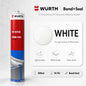 Adesivo Strutturale Poliuretanico PU Originale Wurth Bond+Seal 1K Bianco Grigio Nero per Auto Metallo Legno Calcestruzzo