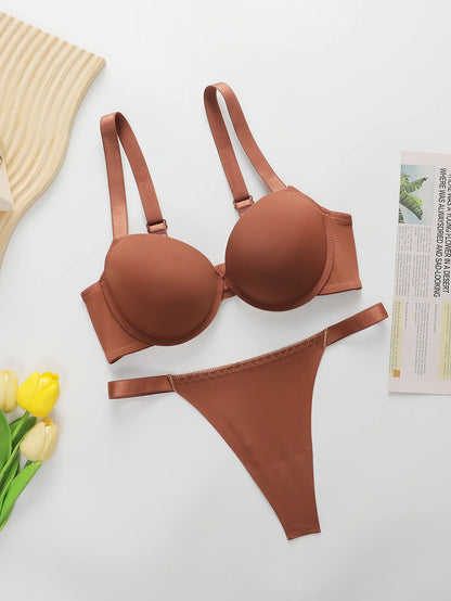 L'ispessimento sexy con stampa leopardata più venduto    Reggiseni push up push up push up in due pezzi con ferretto  set lingerie per donna B2051