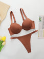 L'ispessimento sexy con stampa leopardata più venduto    Reggiseni push up push up push up in due pezzi con ferretto  set lingerie per donna B2051