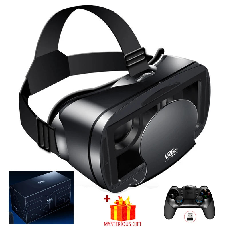VRG Pro Realtà Virtuale Occhiali VR Dispositivi per cuffie Viar 3D Occhiali per casco Lenti Smart per Smartphone Cellulare Set di giochi per dispositivi mobili