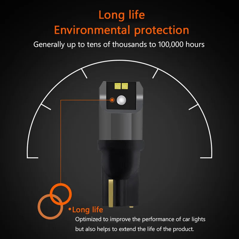 OSRAM LED T10 6000K W5W 194 LEDriving SL Advance 6000K Bianco Lampadine da lettura per auto Lampade per porte Luce interna 12V 1.5W 2980CW, Coppia