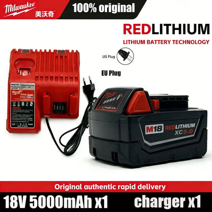 Caricabatterie multi-tensione Milwaukee M12-18FC, compatibile con M12 M18 48-11-1880, 48-11-2460, 48-59-1803, batteria Milwaukee a ricarica rapida