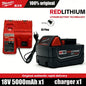 Caricabatterie multi-tensione Milwaukee M12-18FC, compatibile con M12 M18 48-11-1880, 48-11-2460, 48-59-1803, batteria Milwaukee a ricarica rapida