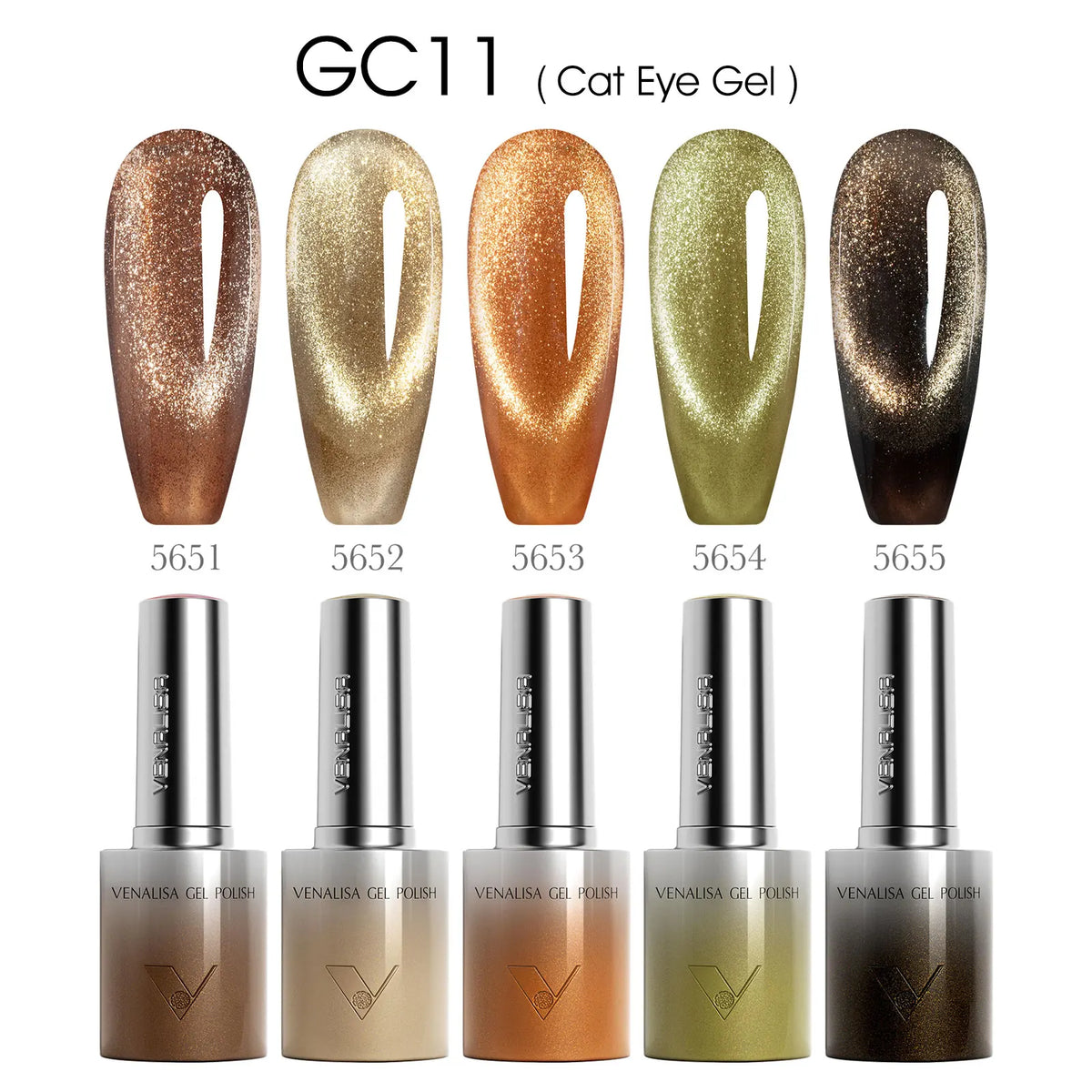1/5pcsVenalisa Hema/TPO Spedizione Cat Eye Gel Magnete Ultra Flash Smalto Gel per unghie Diamante Sparkle Soak Off UV LED Vernice Gel per unghie