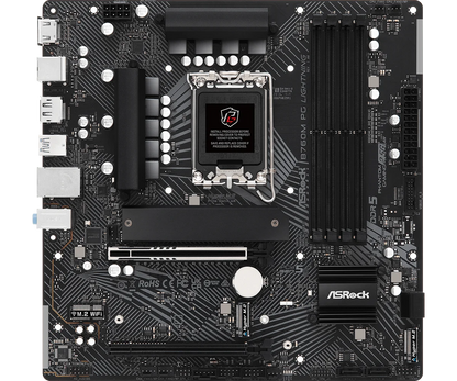Scheda Madre ASROCK B760M PG LIGHTNING Intel B760 LGA1700 DDR5 256GB Supporto CPU 14900 14490 13700 13400 12900